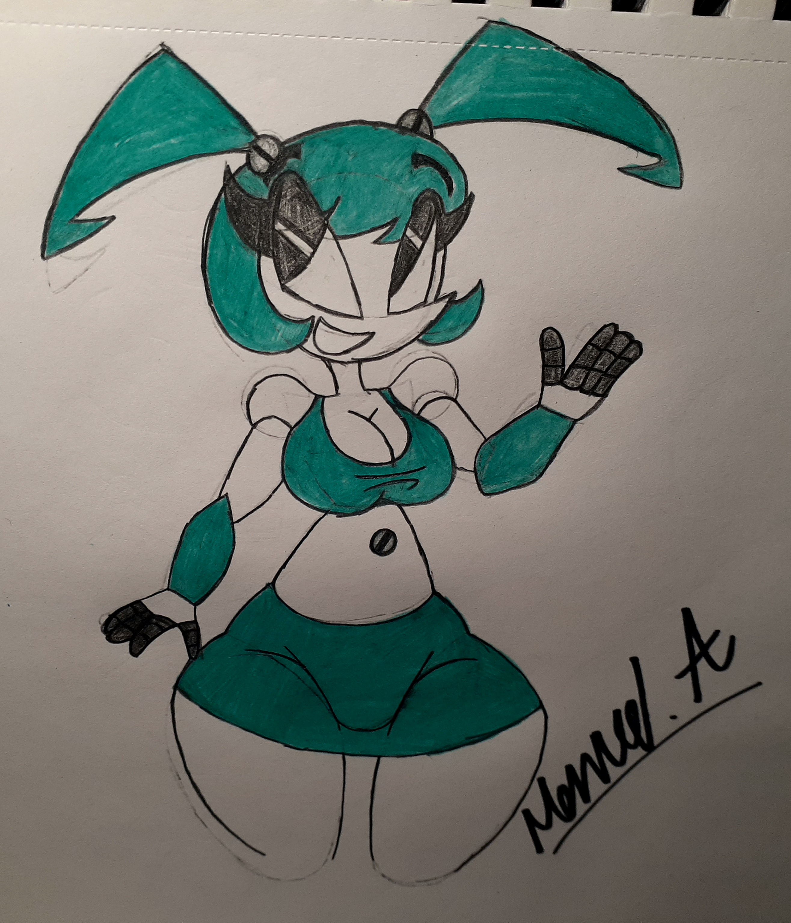 Jenny Wakeman (XJ-9): Sitting (HD Art) by HankstermanArt on DeviantArt