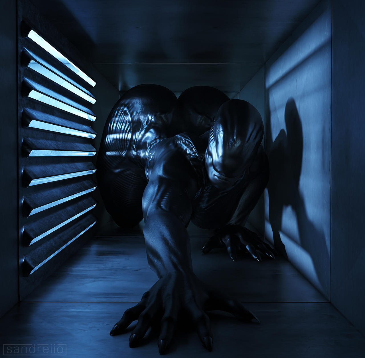 Aliens in the Vents (1/2) by sandreiio on DeviantArt