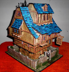 Medieval Paper Model Building