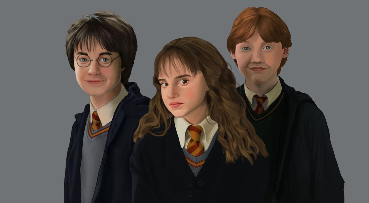 The Golden Trio On Twitter Strong As We Are United Weak As We Are Divided Sorting Hat