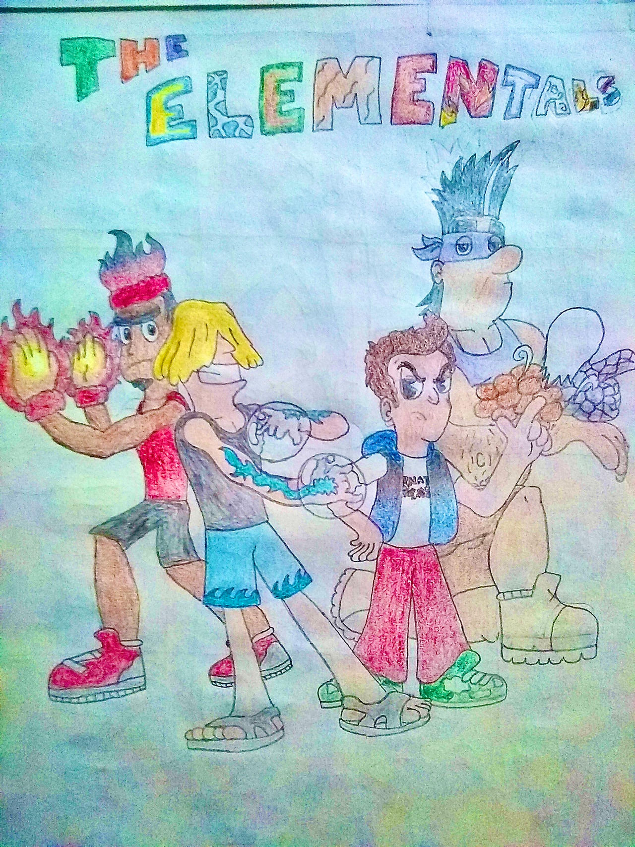 Byte Elementals Deviantart The Elementals by BurningRhino on DeviantArt