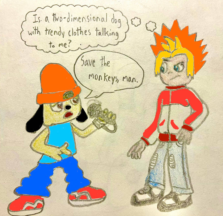 PaRappa The Rapper VS Spike by BurningRhino on DeviantArt