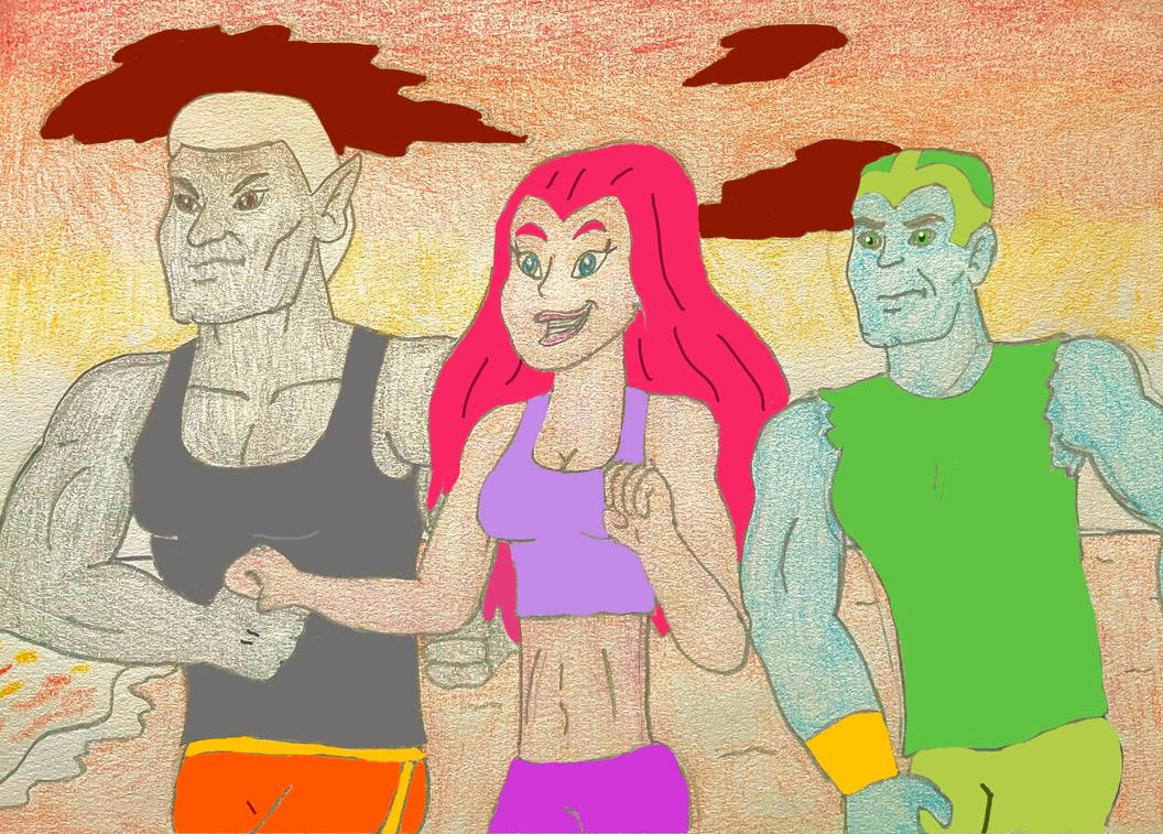 Trio s Jog By BurningRhino On DeviantArt trio-s-jog-by-burningrhino-on-deviantart