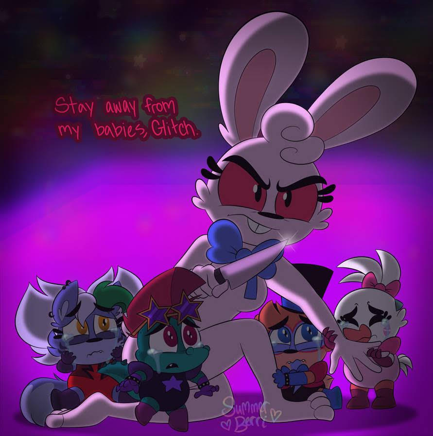Vanny Pink Rabbit SummerBerriBear re-upload #8 (Vanny Nanny) by inkpenspwan1 on DeviantArt