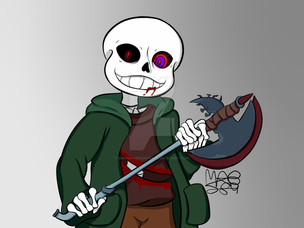 True Insanity Sans by Magmagedon789 on DeviantArt