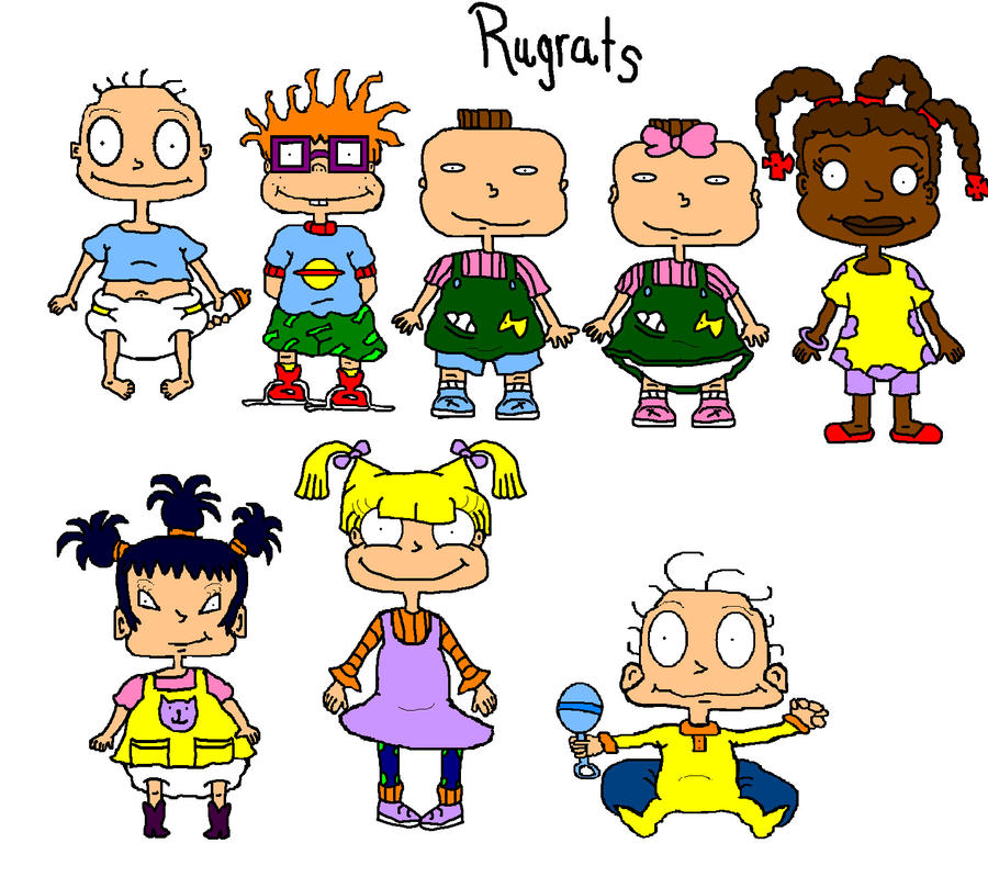All The Characrers from Rugrats by ILikeTrains21 on DeviantArt