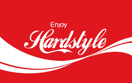Enjoy Hardstyle - Coca Cola inspired Logo / Text