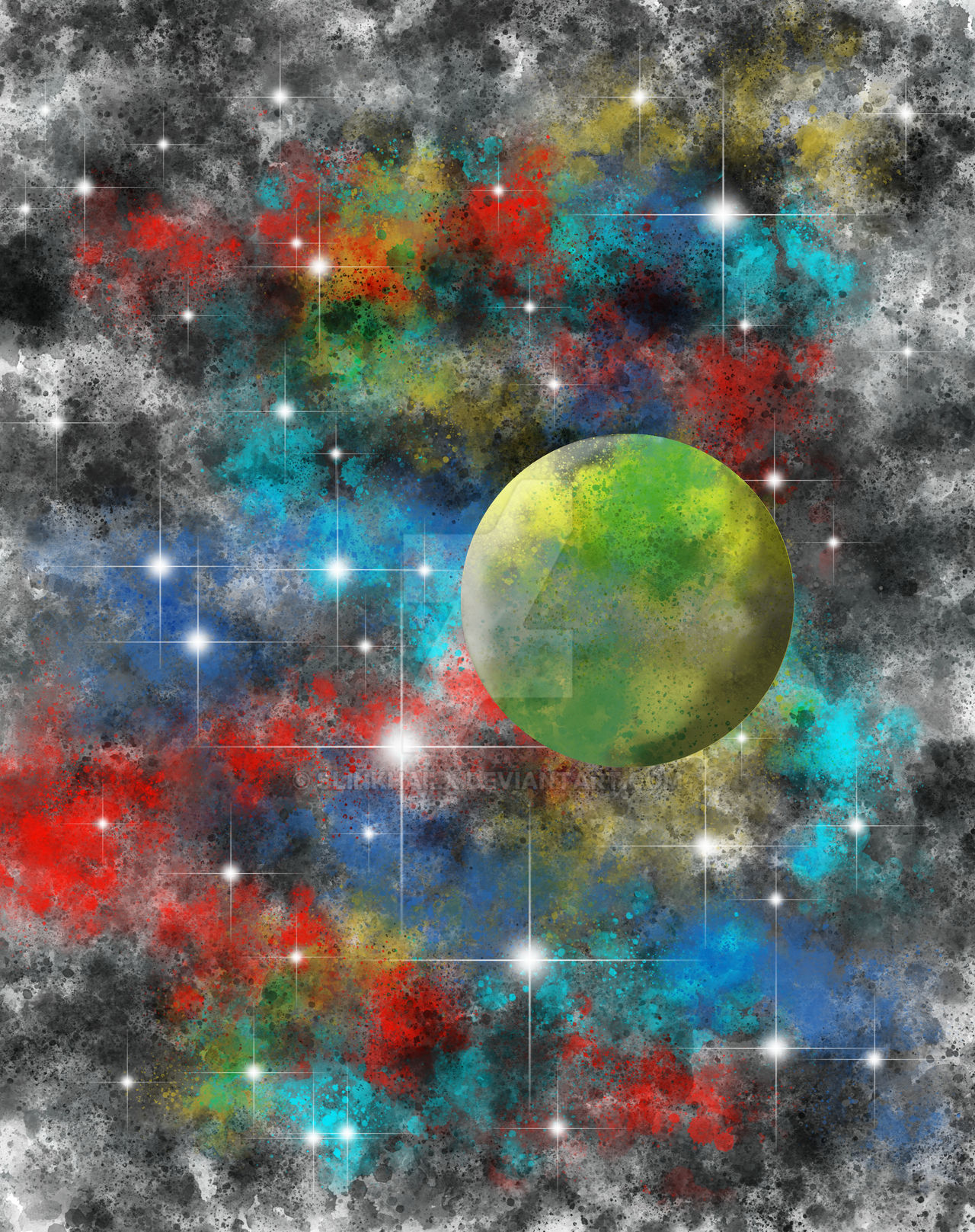 Planet Deviantart it's a planet by slinkhailx on DeviantArt