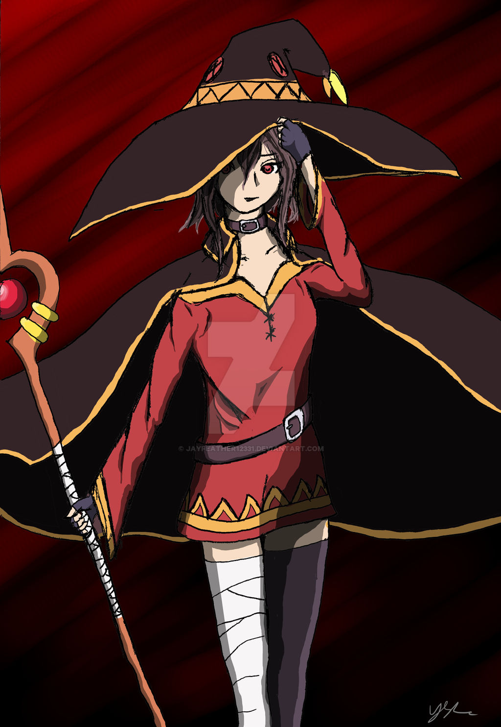 Megumin By Jayfeather12331 On DeviantArt megumin-by-jayfeather12331-on-deviantart