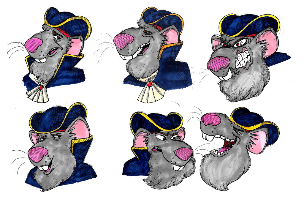 Pie Rats Pick PIE RATS Captain Facial Expressions Sketch by pineapplepidecd92 on ...