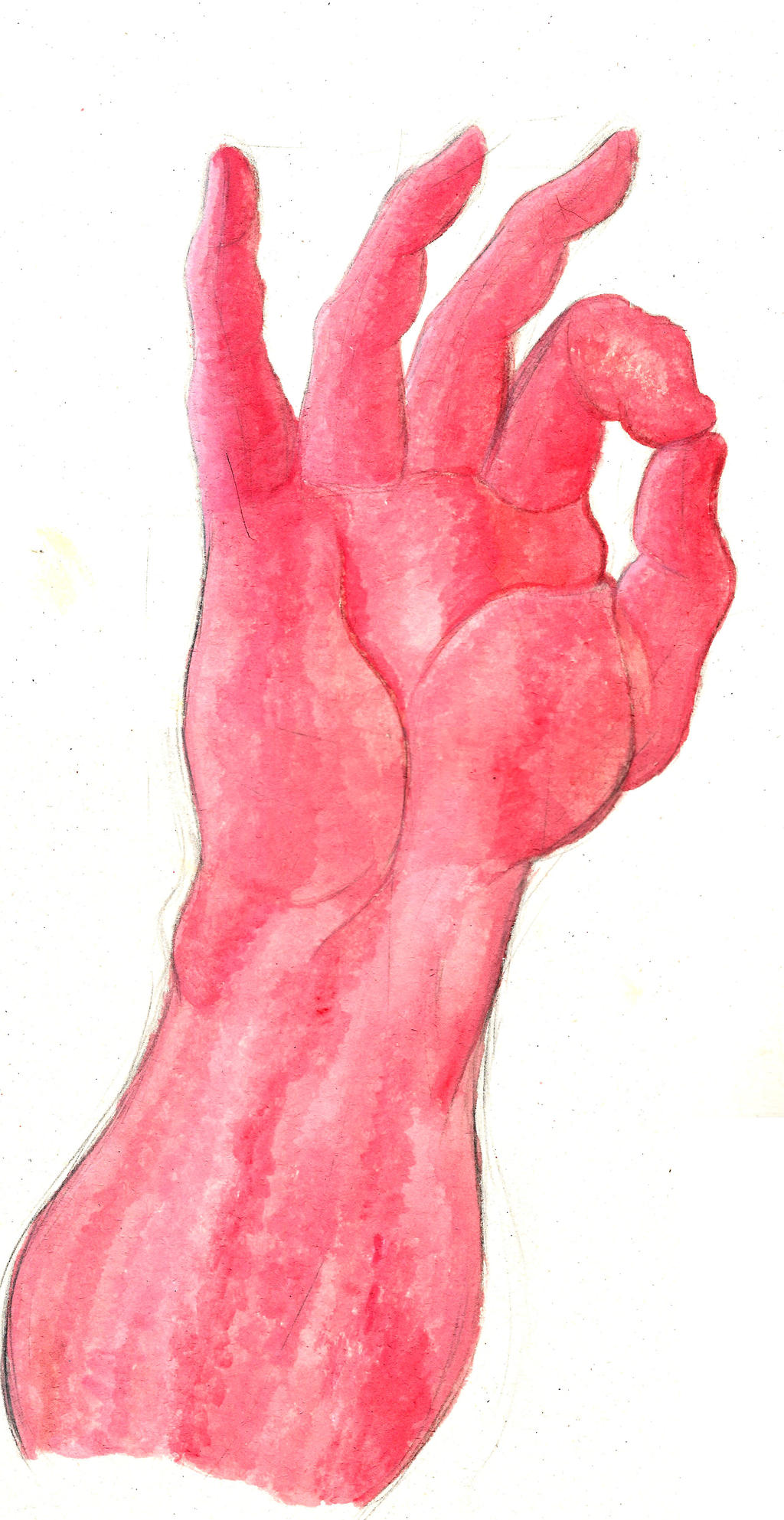 Red Hand Basic Practicing Hands - Red Hand by pineapplepidecd92 on DeviantArt