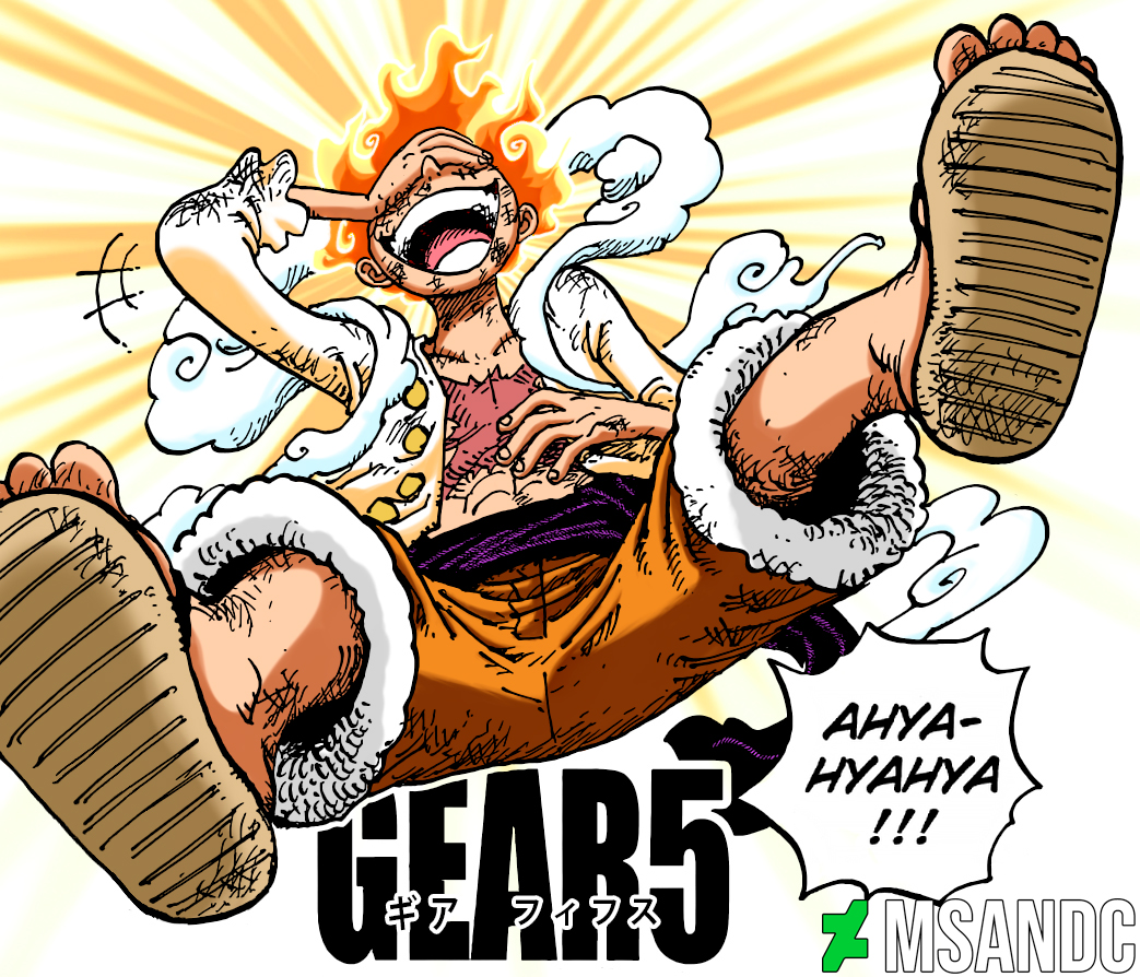 Luffy Gear 5 - One Piece 1044 V2 by mSandc on DeviantArt