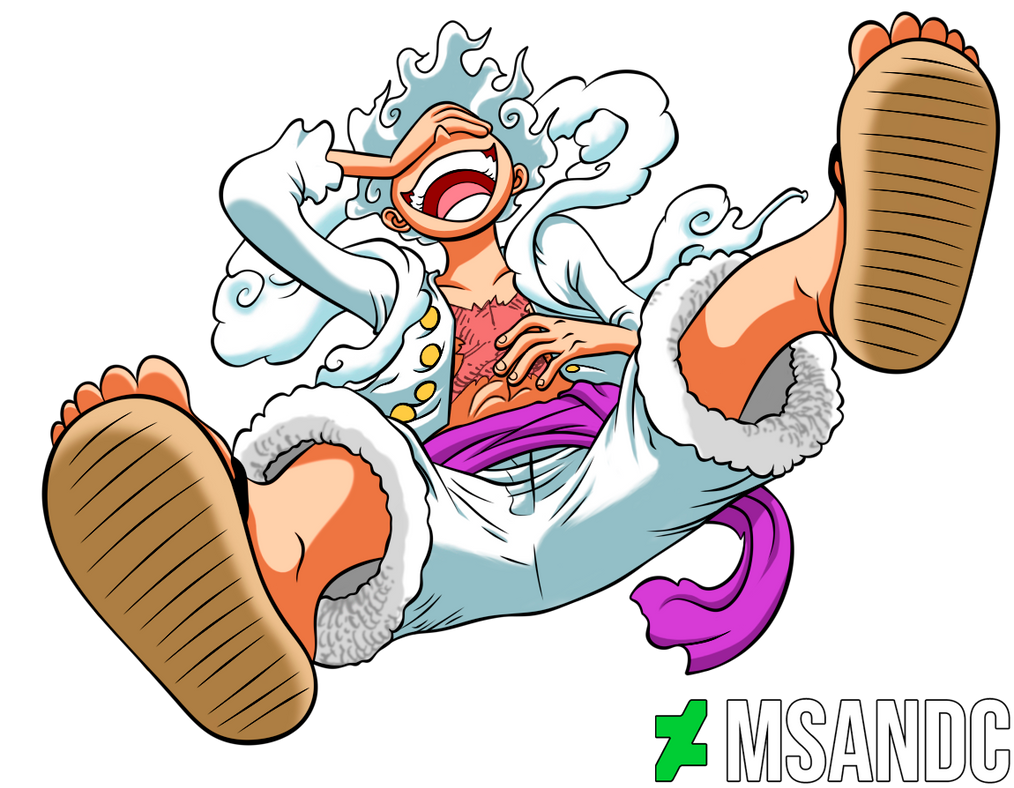 Monkey D. Luffy Gear 5 by mSandc on DeviantArt