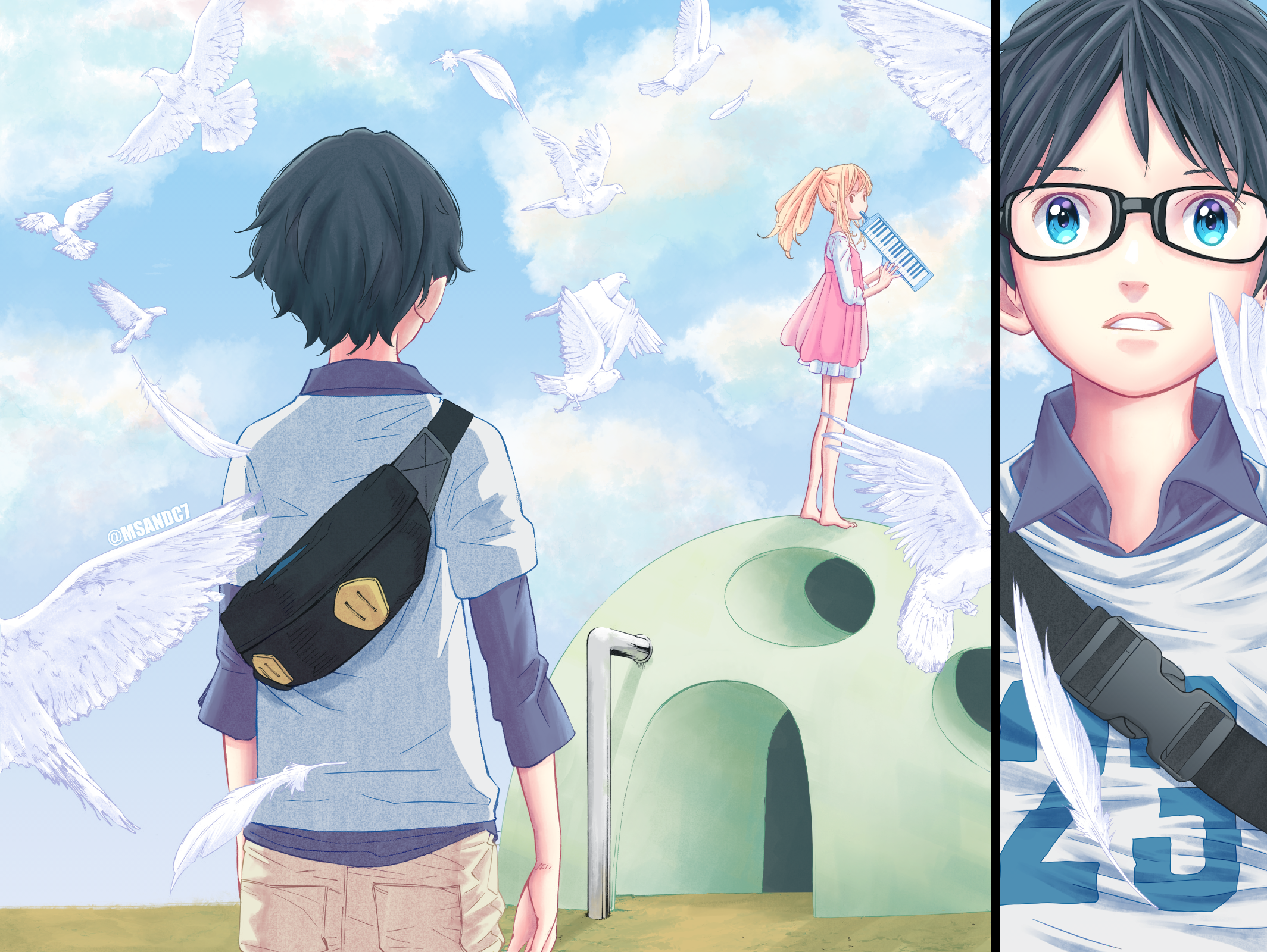 Shigatsu wa kimi no uso by rmck2 on DeviantArt