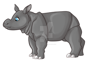 Rhino Sticker