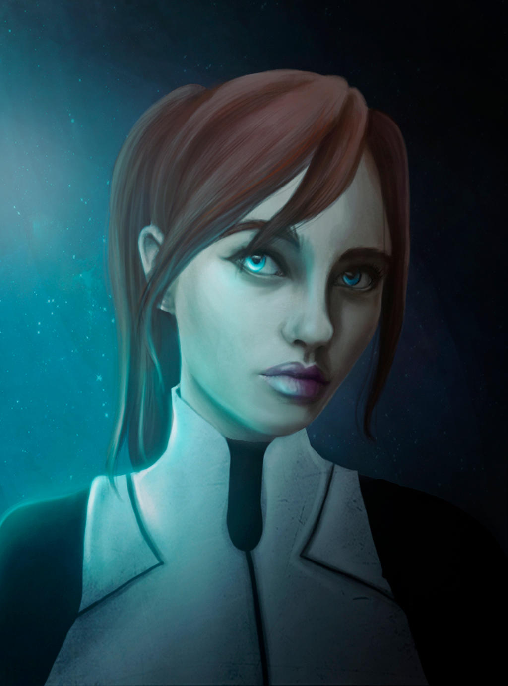 Sara Rider Mass Effect Sara Ryder - Mass Effect Andromeda Fanart (MEA) by Luh-Dwolf on DeviantArt