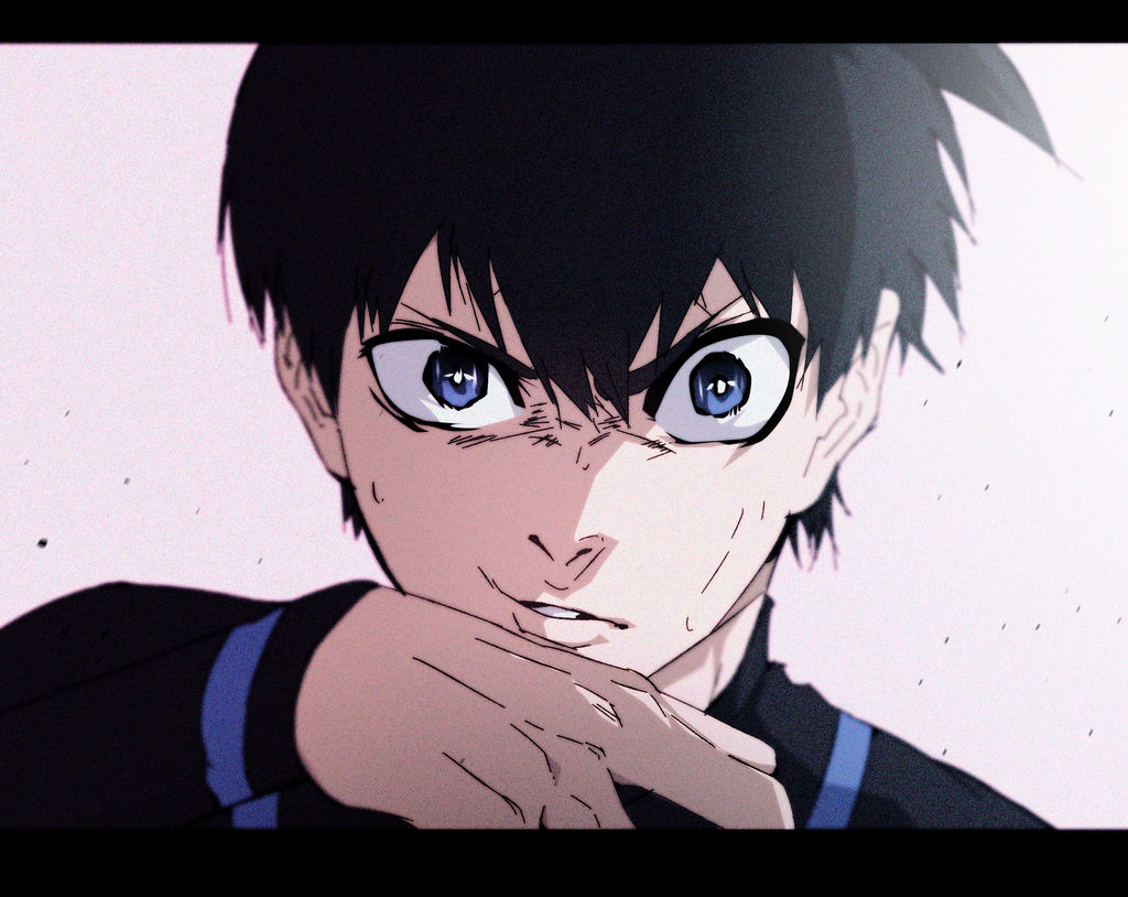 Isagi color by AFoggy on DeviantArt