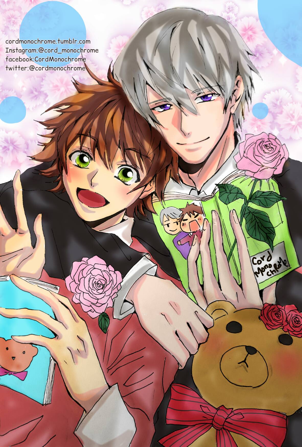 Misaki x Usagi-san(Junjou Romantica fan art) by CORDMonochrome on DeviantArt Misaki x Usagi-san(Junjou Romantica fan art) by CORDMonochrome on DeviantArt