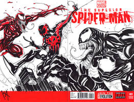 Spider-Man vs Venom and Carnage
