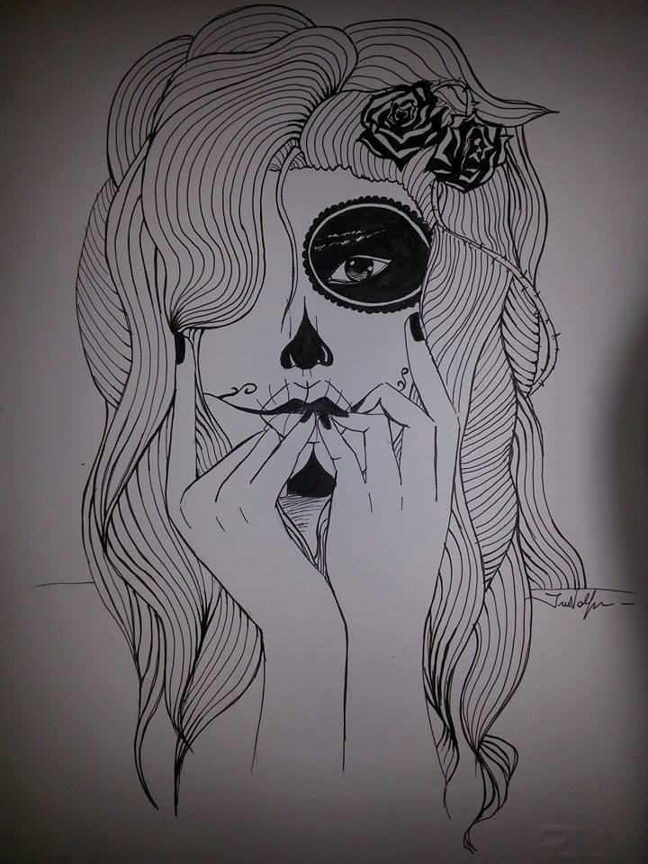 skull girl