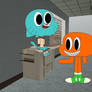 Gumball and the photocopy machine