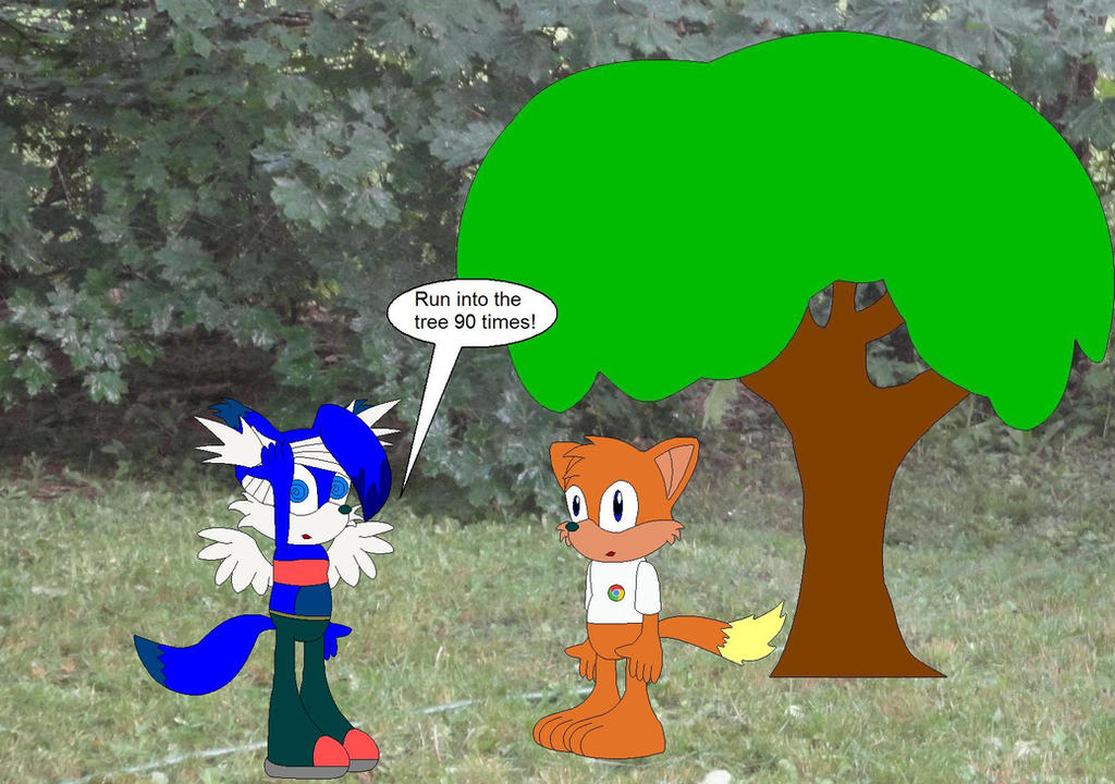 Run into the tree 90 times! by YRT9401 on DeviantArt