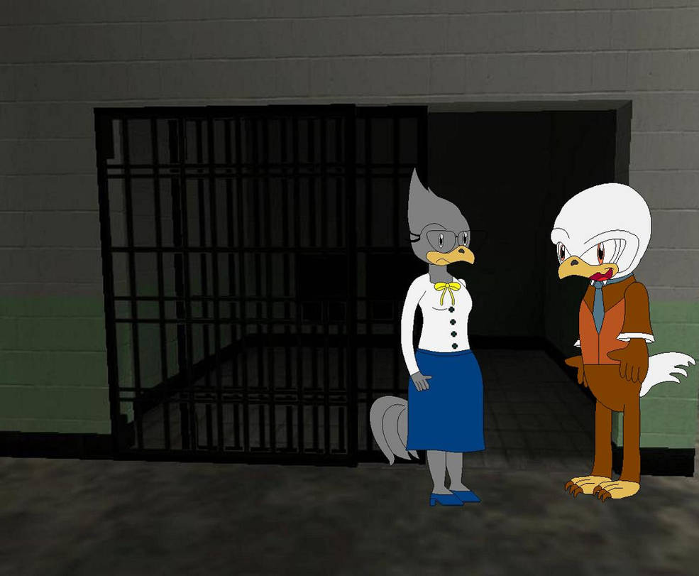 Mrs. Crowley bailed out of jail by YRT9401 on DeviantArt