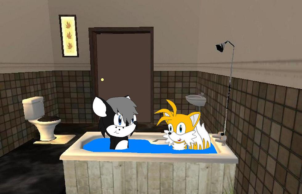 Tails Bath Rope Dylan and Tails bath by YRT9401 on DeviantArt
