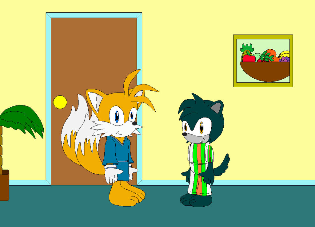 Tails Bath Rope Tails bathrobe and Chopper in pajamas by YRT9401 on DeviantArt