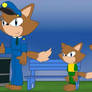 Officer Ned and sons