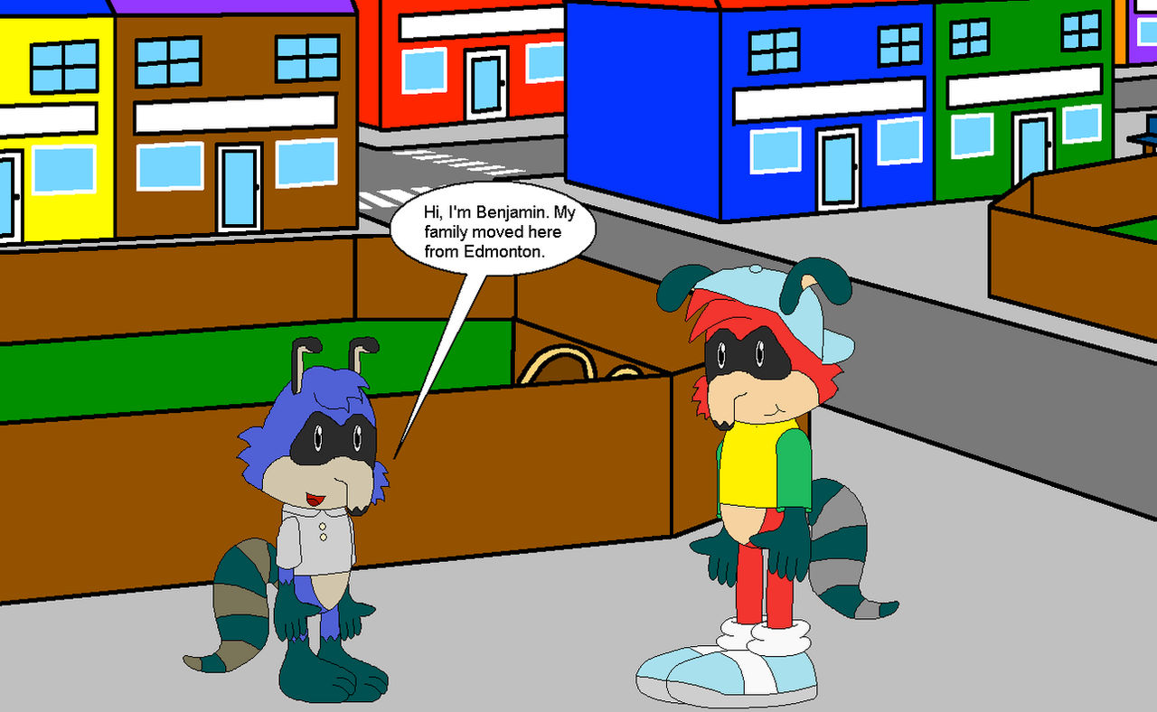 Jeremy The Racoon Benjamin Raccoon meets Jerry by YRT9401 on DeviantArt