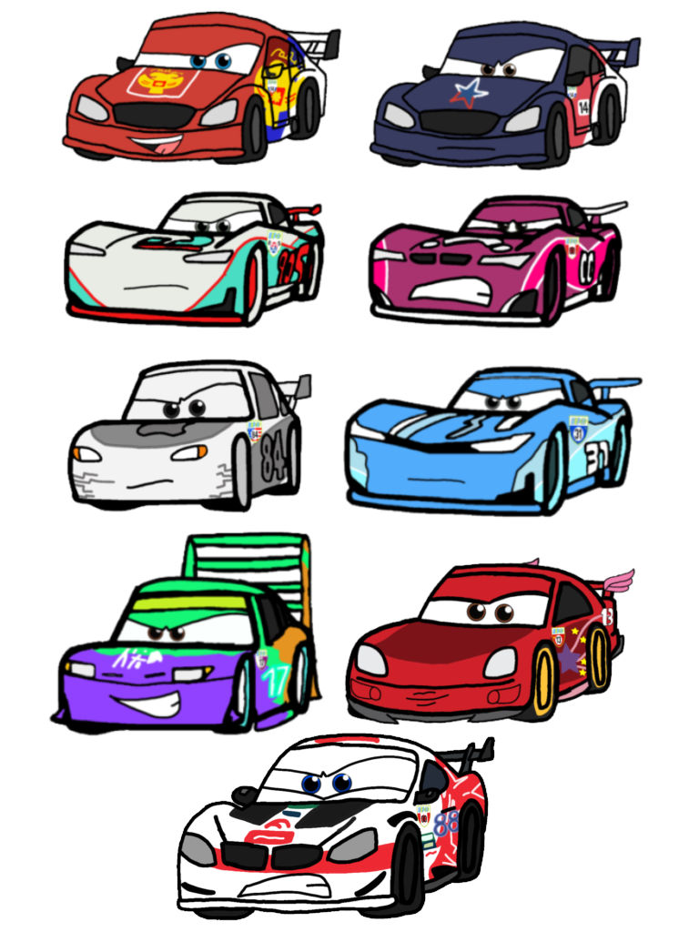 World Grand Prix racers by cars123movie on DeviantArt