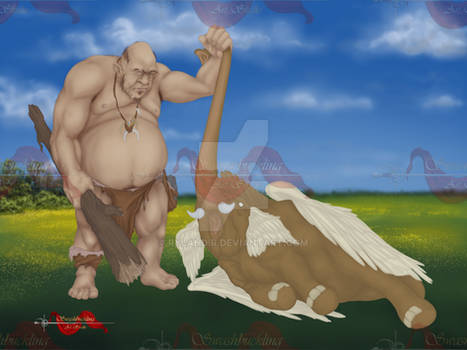 Hill Giant vs Hollyphant