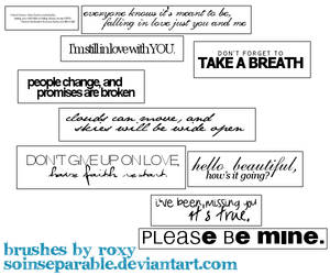 Jonas Brothers Lyric Brushes