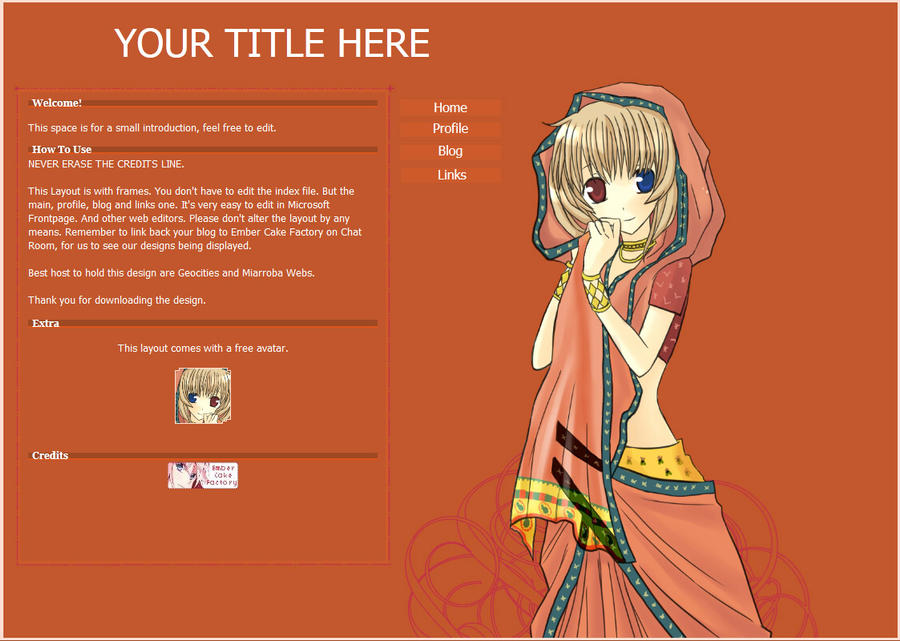 Anime Rant Layout Anime Layout 01 by eternalbell on DeviantArt