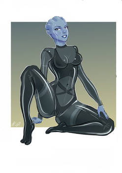 Asari in Tight Latex