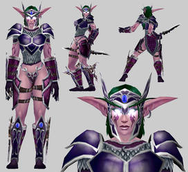 Night Elf Sentinel model for Warcraft 3