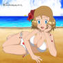Serena White swimsuit (Beach Pose)