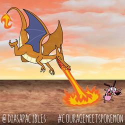 Courage meets Charizard