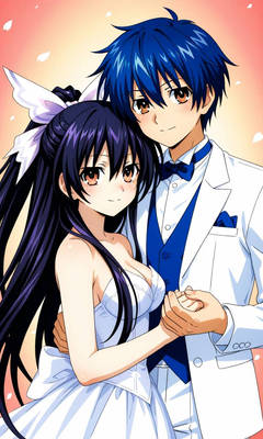 Tohka and Shido getting married