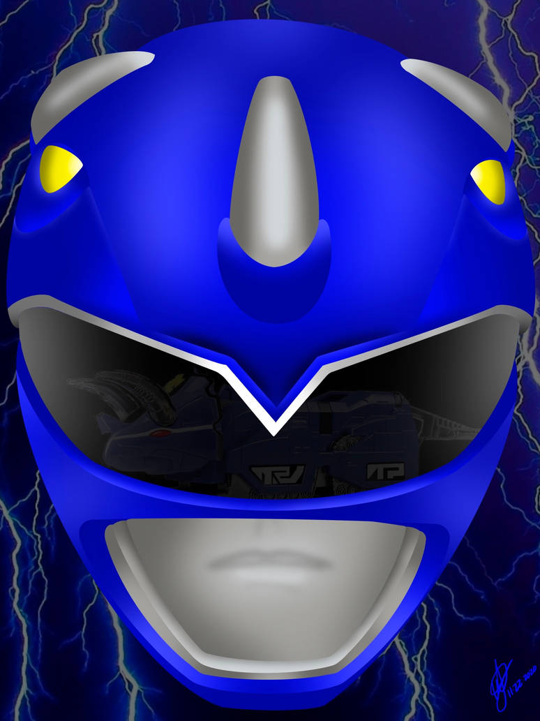 Blue Power Ranger Helmet by waukeshawalker on DeviantArt