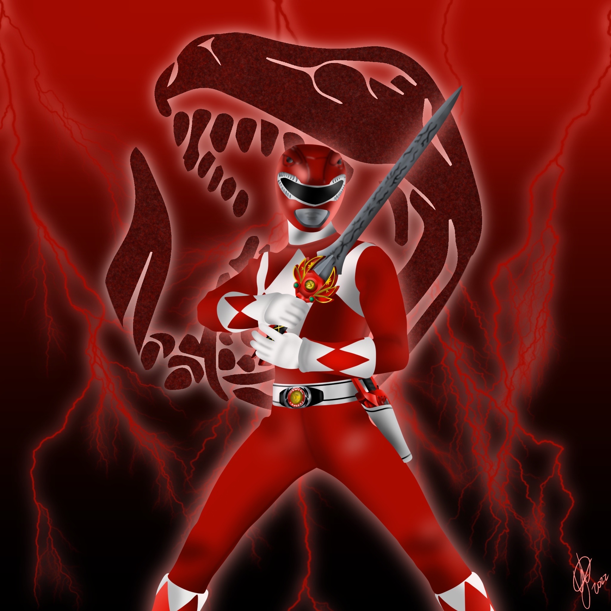 Red Power Ranger by waukeshawalker on DeviantArt