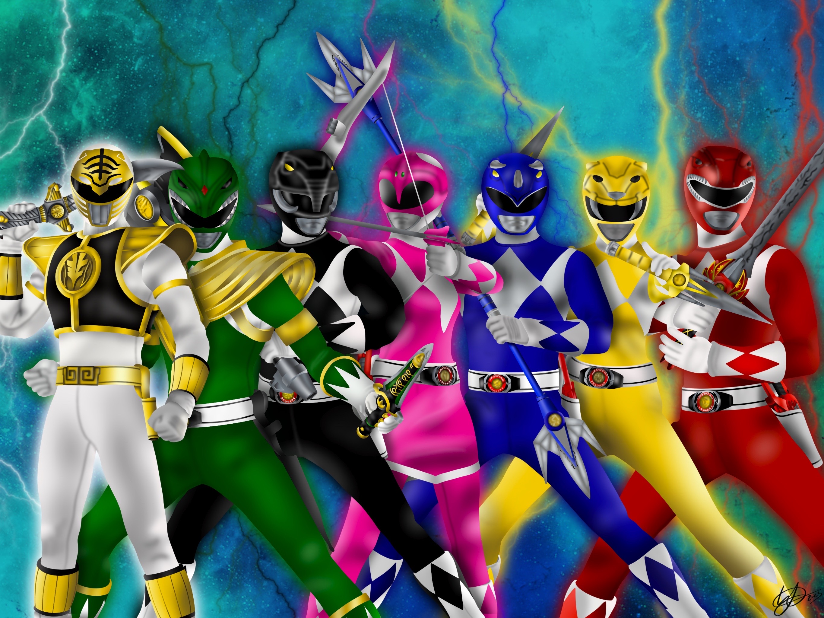 Mighty Morphin Power Rangers by waukeshawalker on DeviantArt