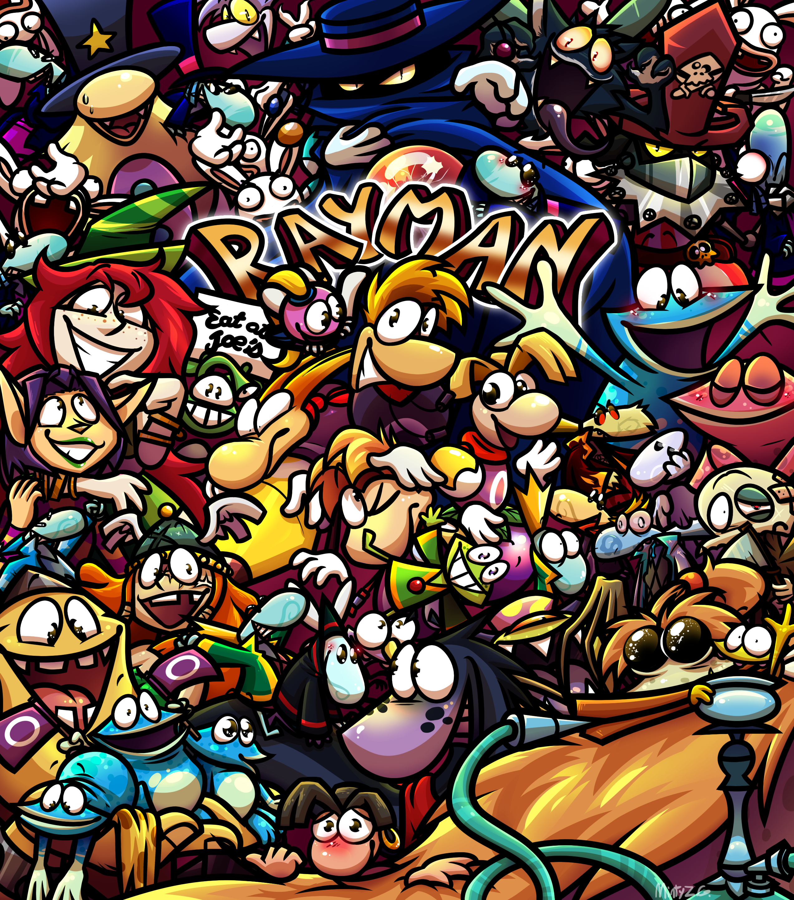 Rayman Livery Rayman 25th Anniversary by MintyZedGrimes on DeviantArt
