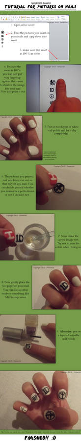 Images on nails tutorial