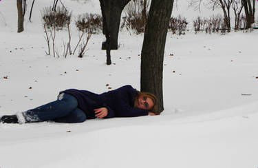 Sleep on a winter wonderland