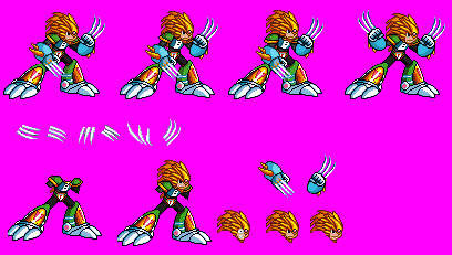 MvC Slash Man Sprite Sheets