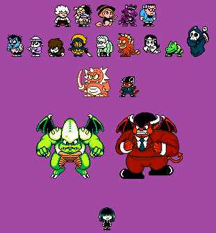 Kid Dracula Characters Sprites (+Lucy Loud) by Ganbare-Lucifer