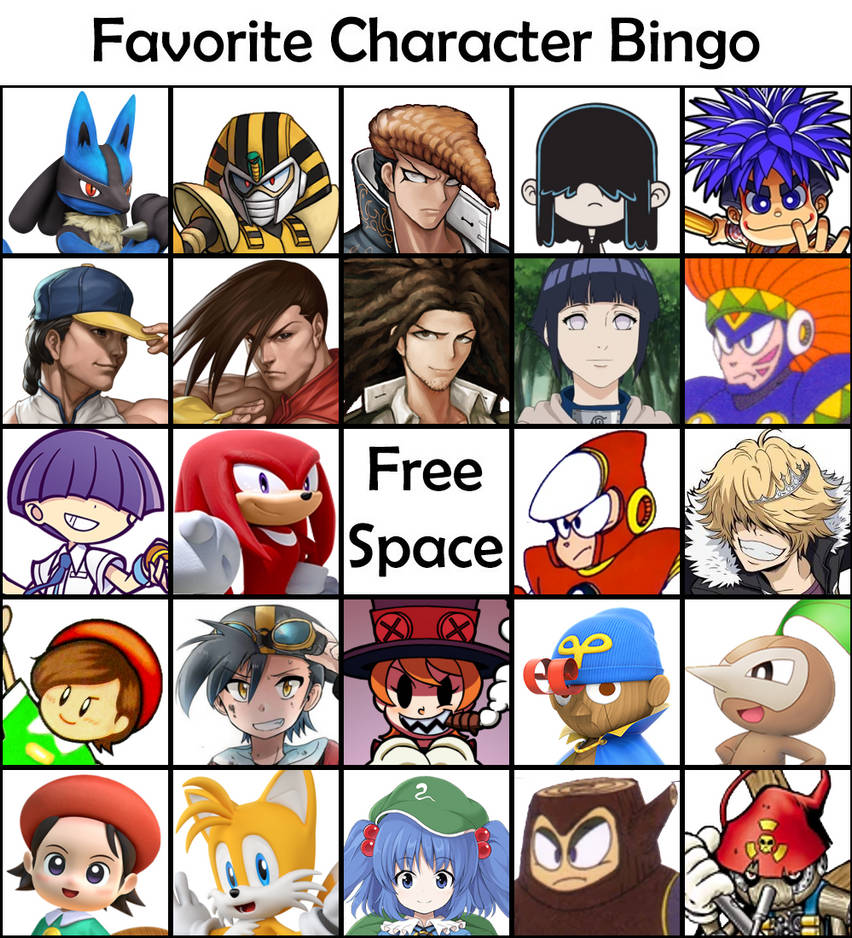 Lucifer Kin Bingo Favorite Character Bingo! by Ganbare-Lucifer on DeviantArt