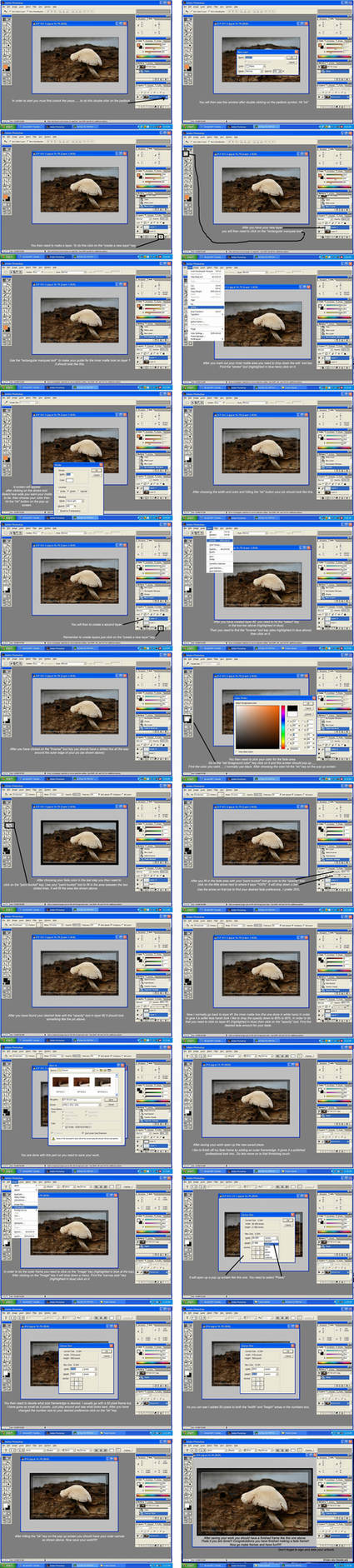 Fade Frame Tutorial by GeodeLady on DeviantArt